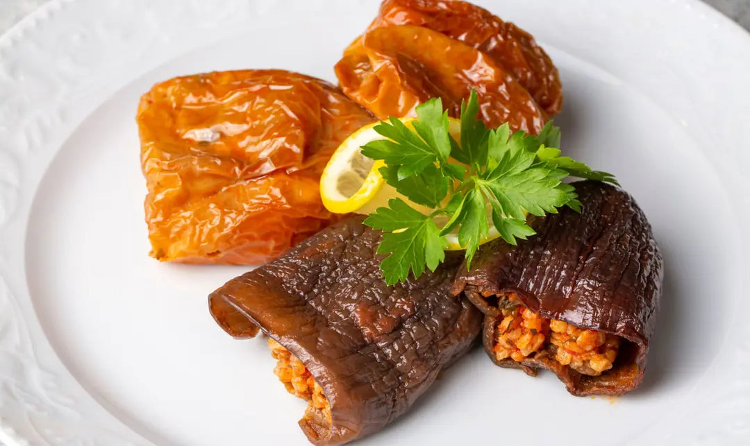 Mother-Style Fresh Eggplant – Stuffed Pepper Recipe