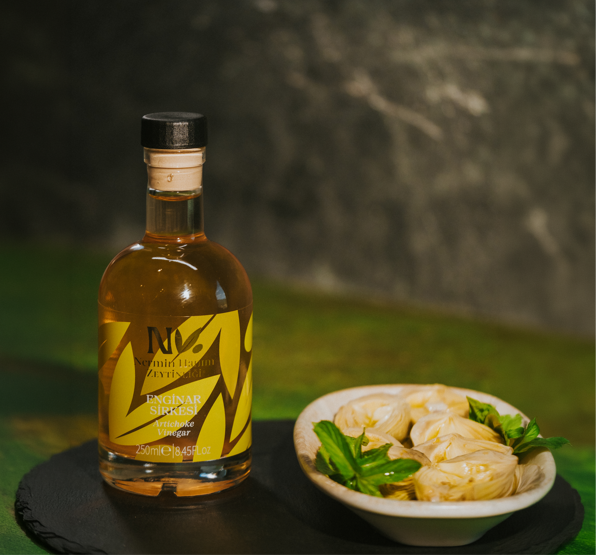 Fall Grain Bowl with Artichoke Vinegar Dressing