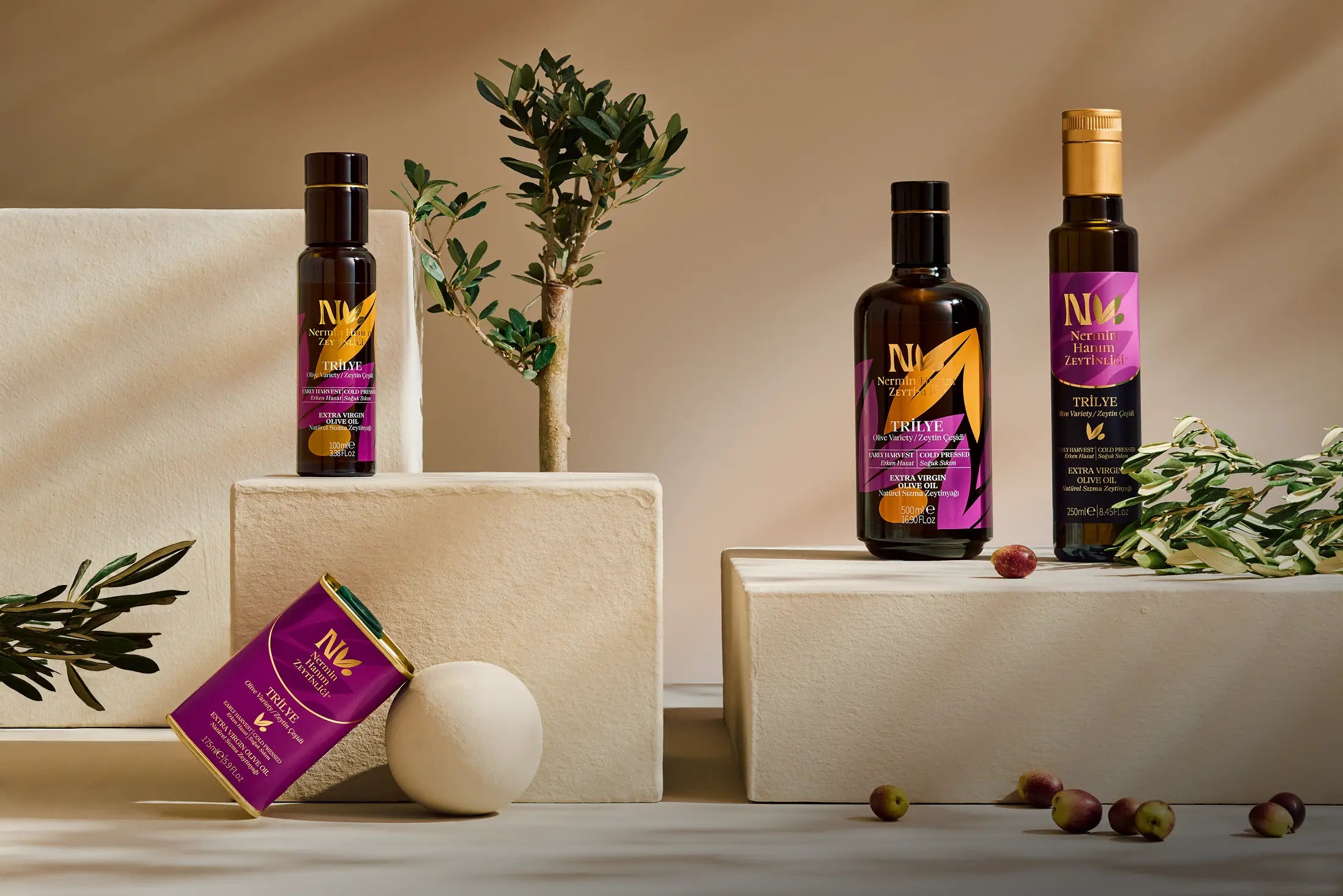 Cold-Pressed Trilye Extra Virgin Olive Oil