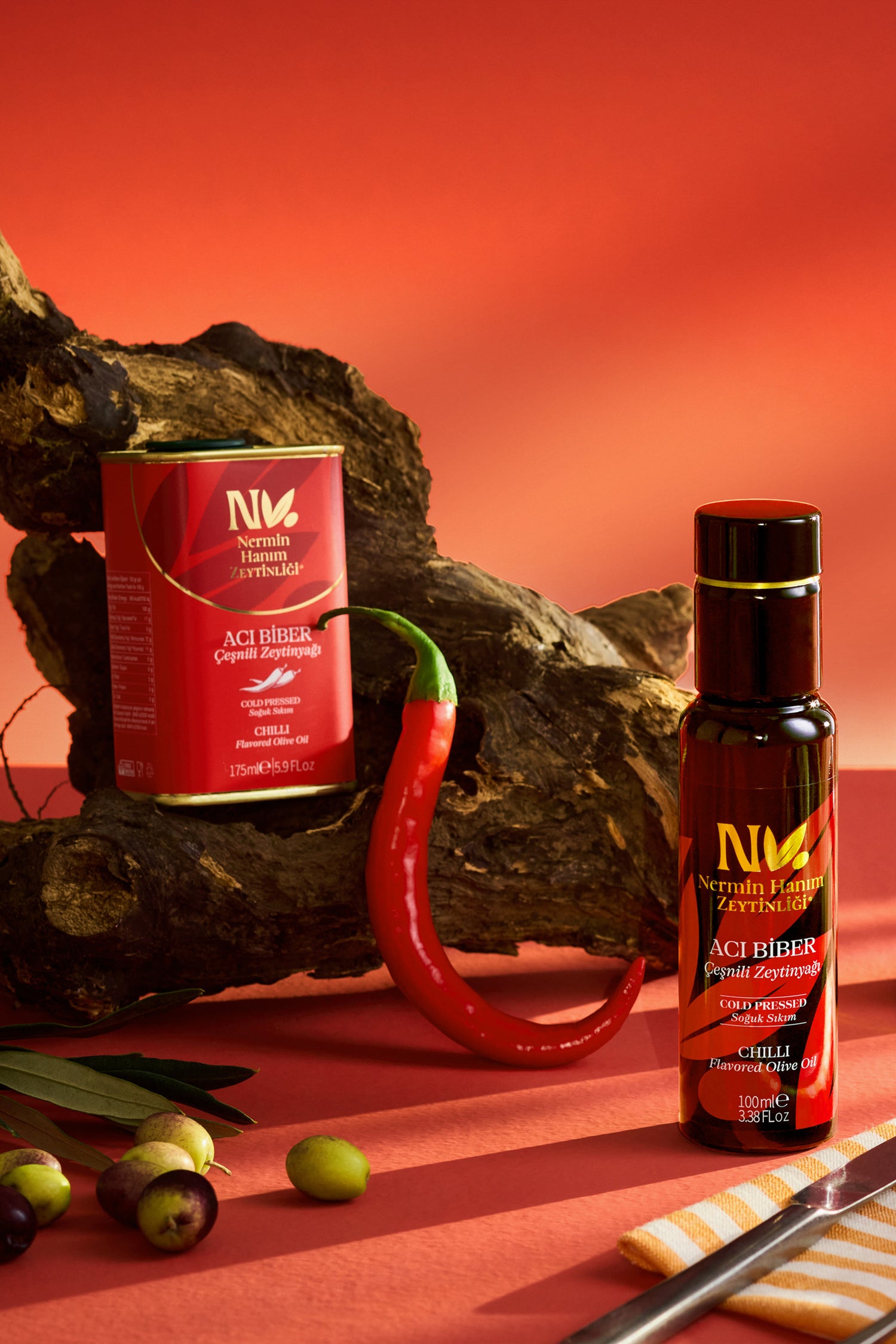 Chili Flavored Olive Oil 5.9 FL OZ (175ML)