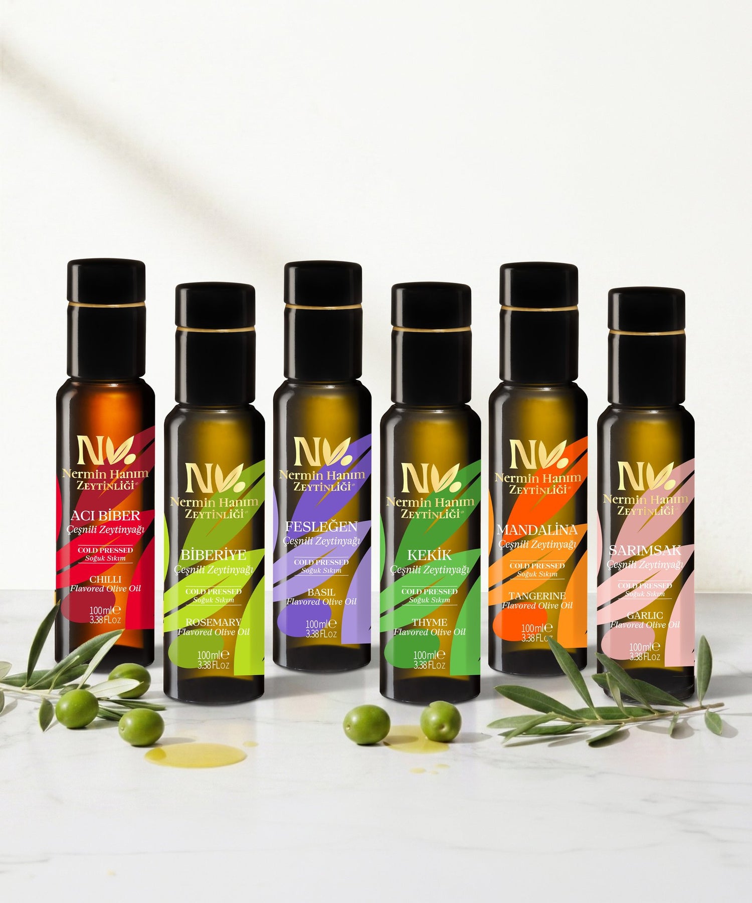 The Mini Flavored Oil Set (6 x 3.38 FL OZ)