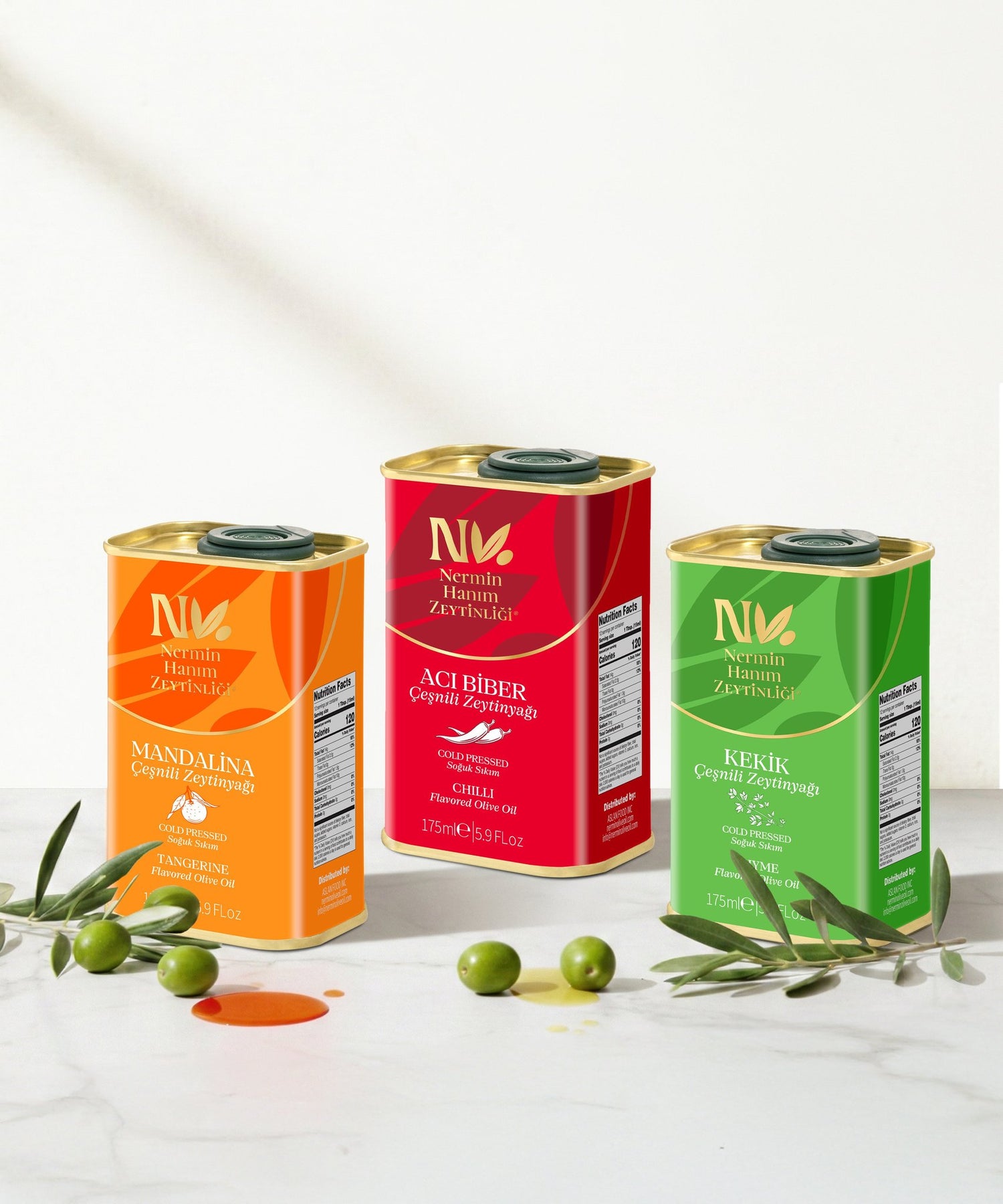The Flavored Oil Trio Gift (3 x 5.9 FL OZ)