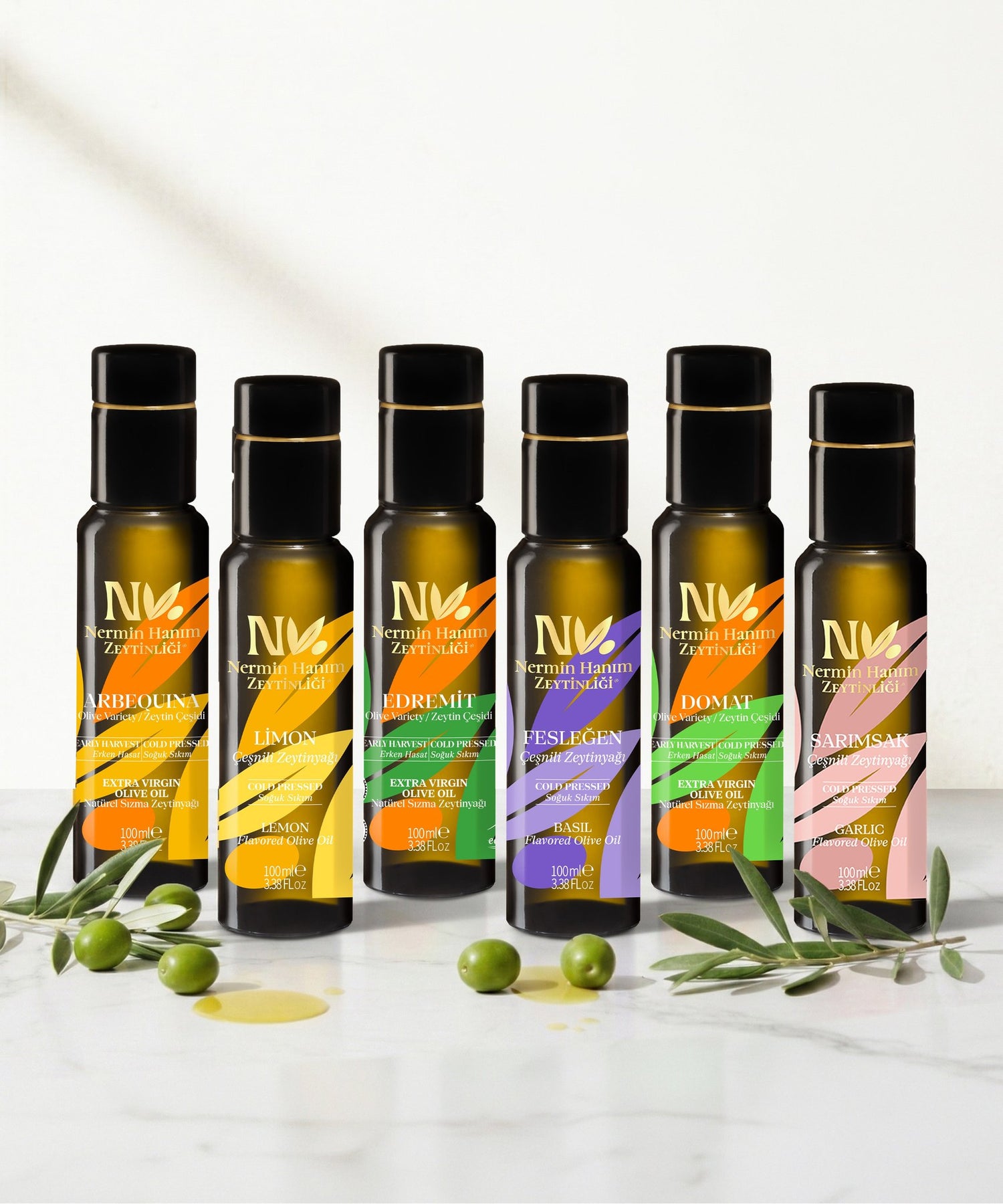 The Mini Olive Oil Set (6 x 3.38 FL OZ)